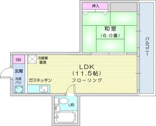 バスセンター前駅 徒歩5分 5階の物件間取画像